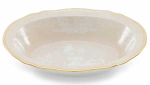 Ginori Oriente Italiano Meringa Oval Bowl - 9.75"